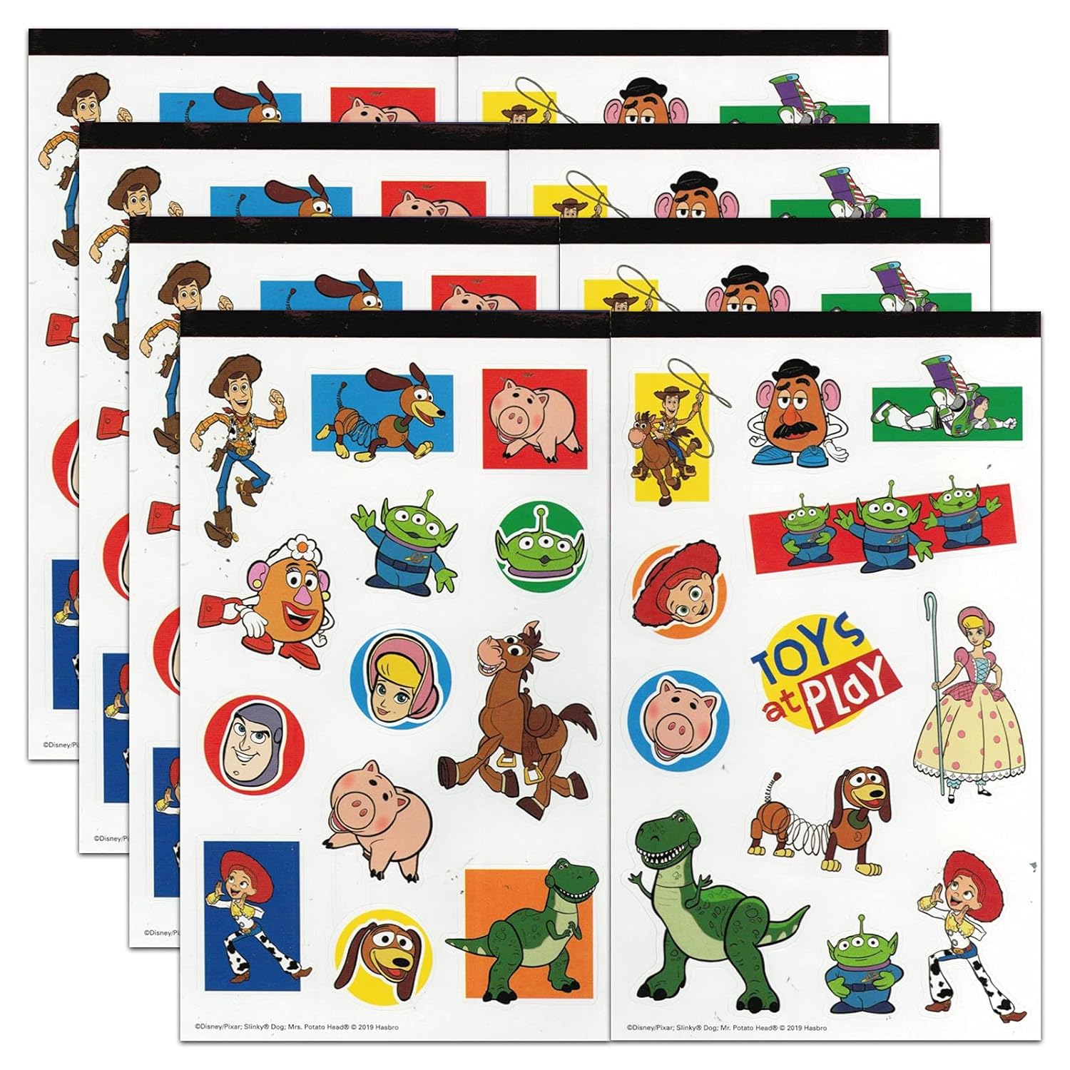 Disney Pixar Toy Story – Juego de calcomanías y tatuajes para fiestas  200 tatuajes temporales y calcomanías de Toy Story (suministros de fiesta de