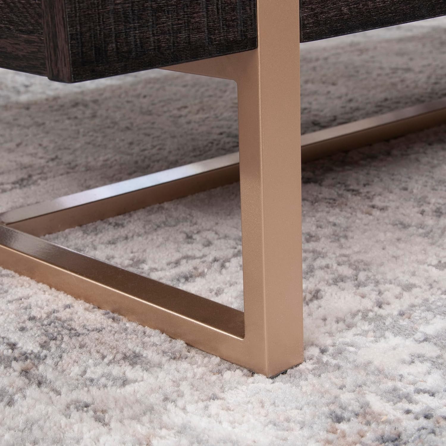 Sauder Walter Heights – Mesa de centro de madera con tapa elevable en hoja de nogal