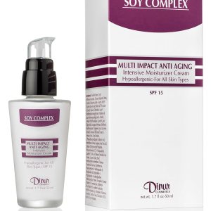 Soy Complex Multi Impact Crema Hidratante Antienvejecimiento SPF 15 Reduce las líneas finas y arrugas Alivio del estrés e hidrata la piel 1.7 oz. Soy Complex Multi Impact Crema Hidratante Antienvejecimiento SPF 15 Reduce las líneas finas y arrugas Alivio del estrés e hidrata la piel 1.7 oz.