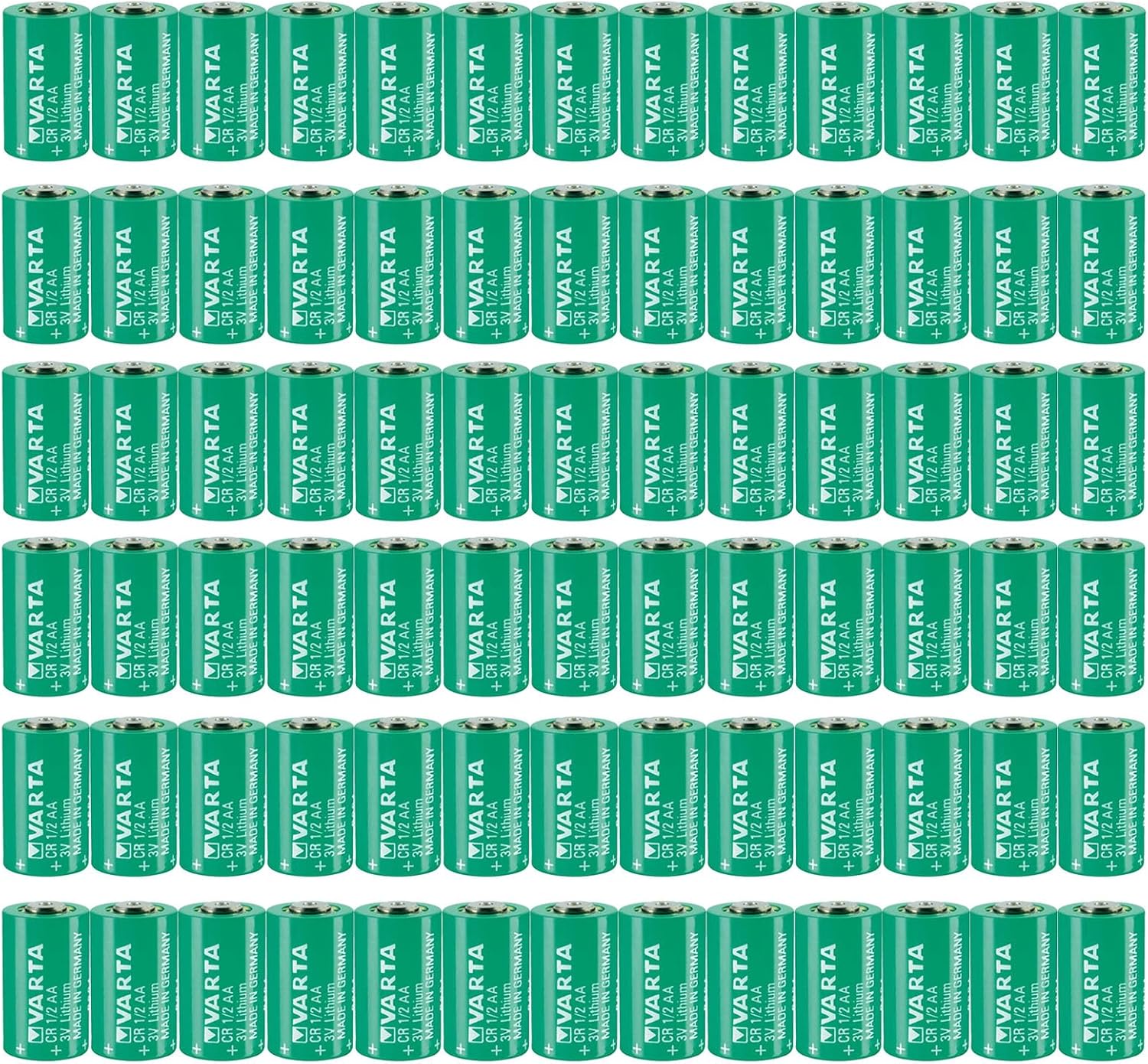 (80-Pack) for VARTA CR12AA 3V 950mAh Lithium Battery CR12AA Series Battery