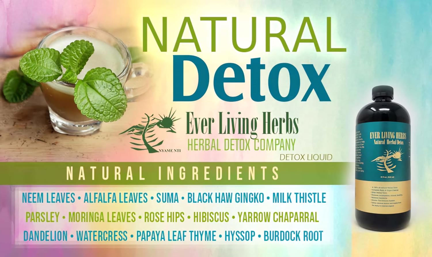 Natural Herbal Detox 16 Oz.