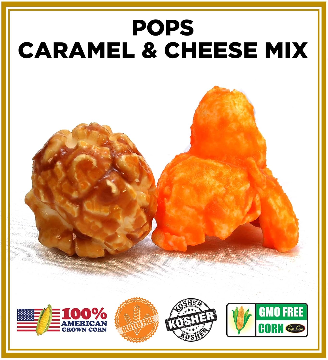 Palomitas de maíz mixtas de caramelo y queso! Chicago Mix Windy City Mix Palomitas de maíz gourmet dulces y saladas. Cómelas juntas!