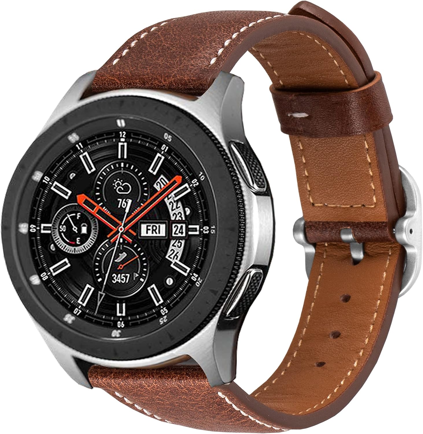 Hepsun Correa de repuesto compatible con Samsung Galaxy Watch 5Watch 4 de 1.575 pulgadas, 1.732 pulgadas, Watch de 1.654 pulgadasActive 2Gear S2