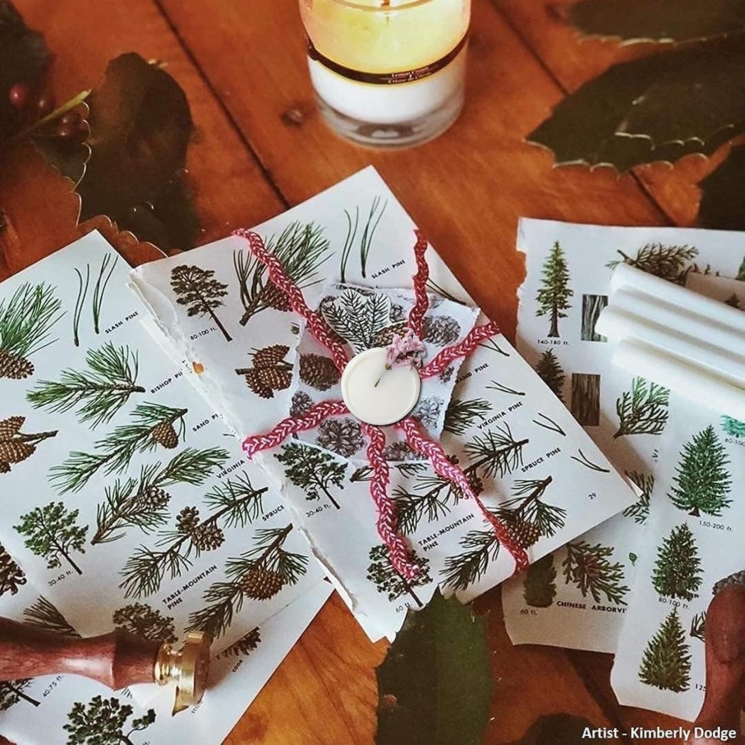 UNIQOOO Pistola de pegamento translúcido esmerilado para sellar cera para sello de cera, ideal para invitaciones de boda, sobres de tarjetas,