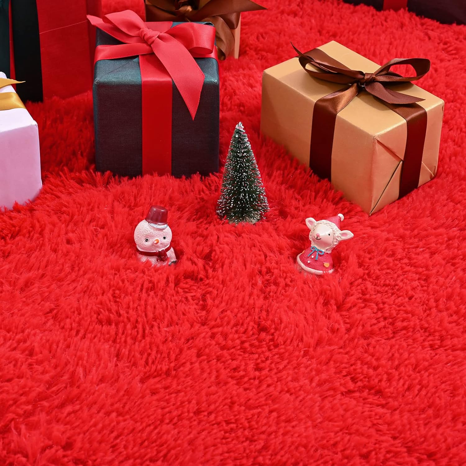 Jelymark – Alfombra de interior peluda, mullida y supersuave para dormitorio, de 2 x 6pies, para sala de estar, decoración del hogar, dormitorio y