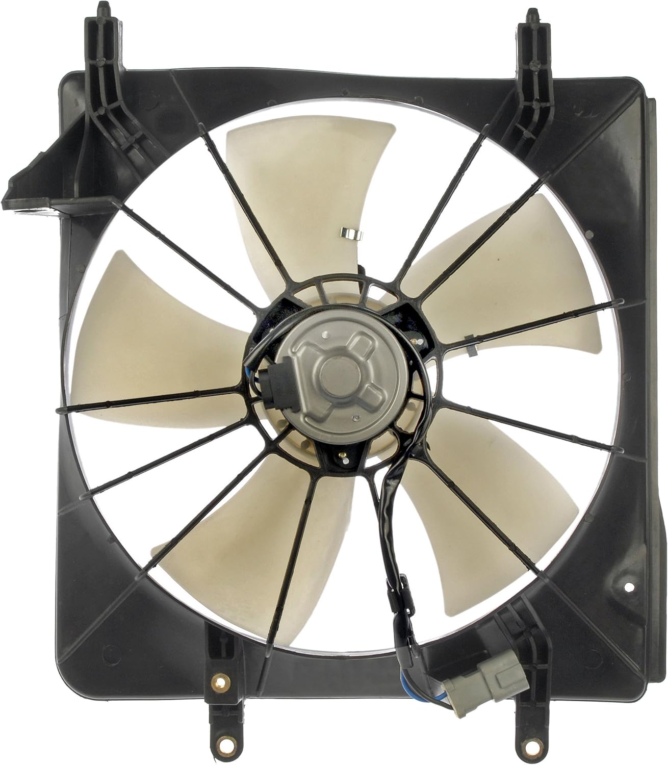 Dorman 620-258 Conjunto de ventilador de refrigeración del motor del lado del conductor compatible con modelos seleccionados de Acura, color negro