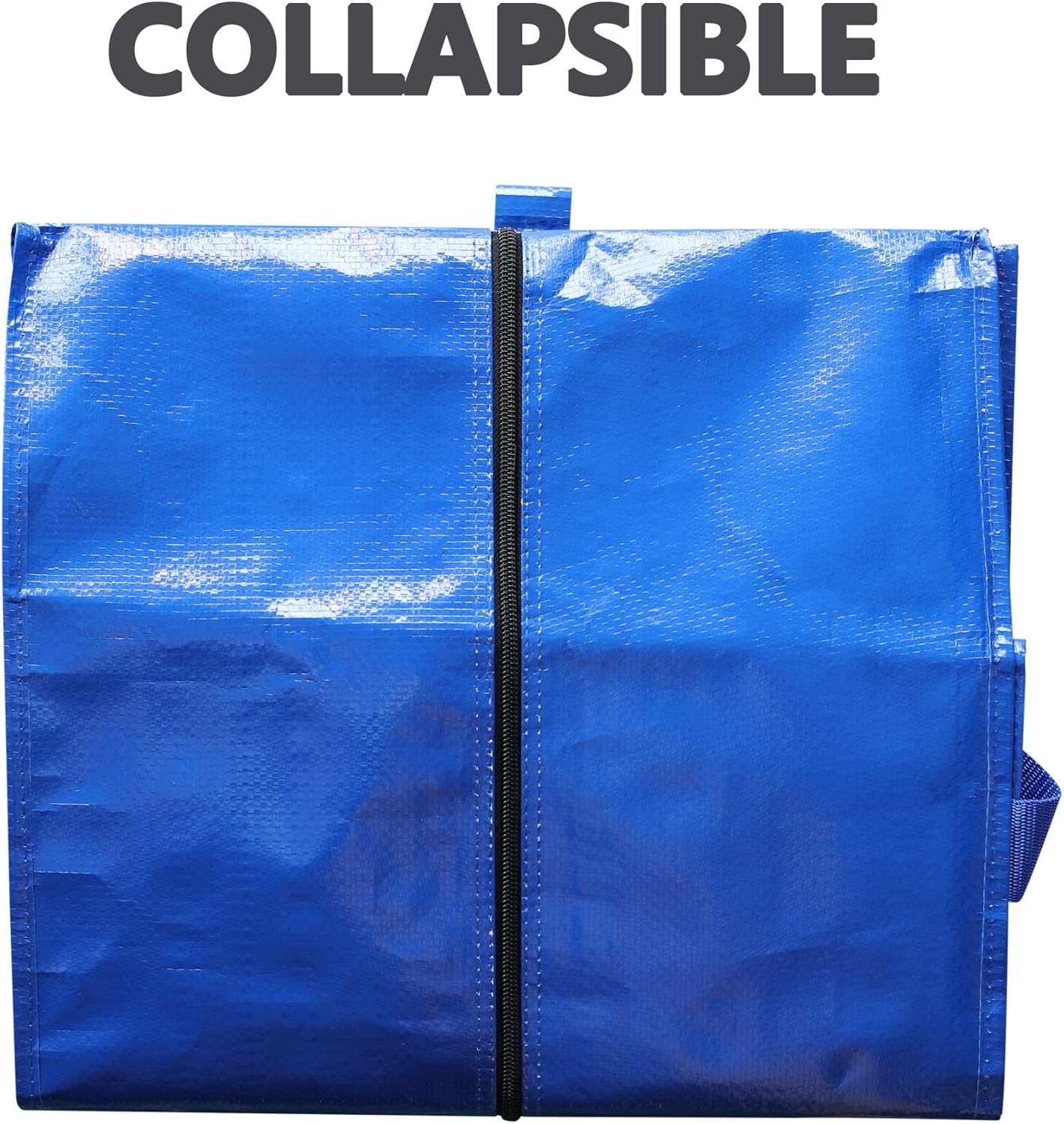 Bolsas de mudanza extragrandes  Paquete de 6 bolsas de mudanza resistentes  Correas resistentes para mochila con asas, cremalleras, bolsas de