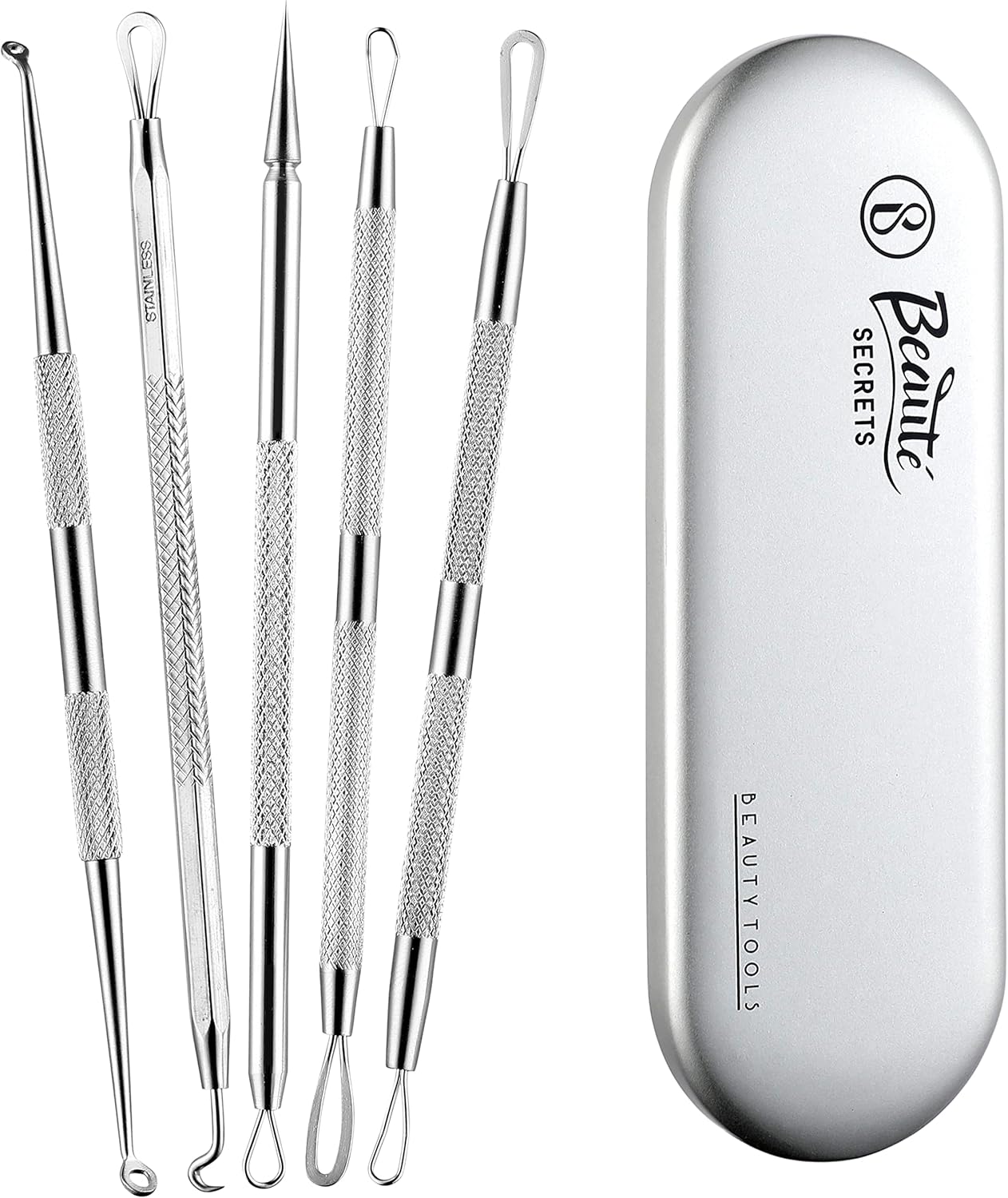 Herramienta extractora de espinillas y comedones, kit de eliminación de acné, tratamiento para imperfecciones, estallidos de puntos blancos,