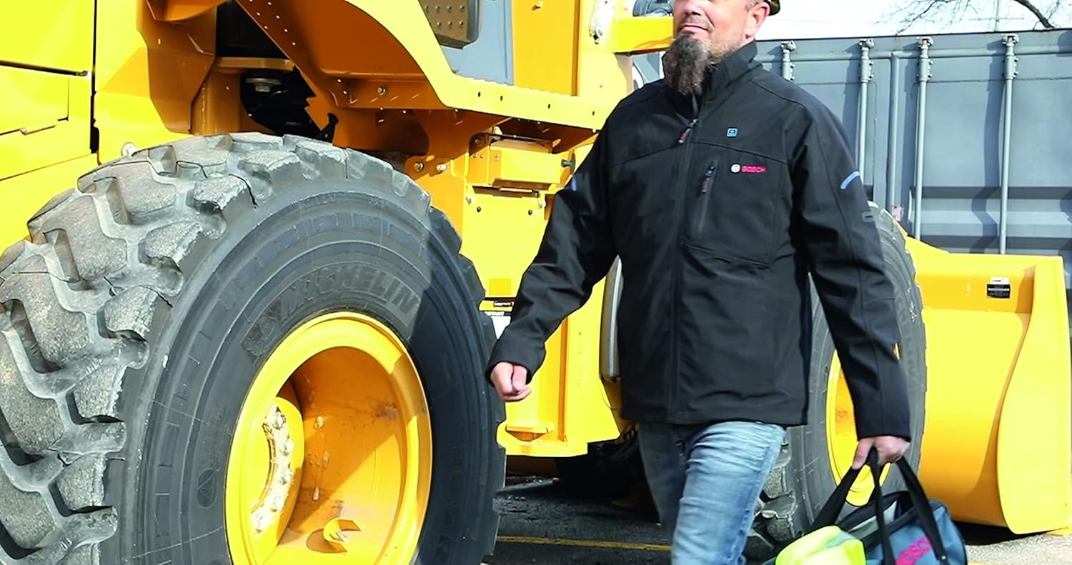 BOSCH – Chaqueta estándar para hombre, negro, talla L