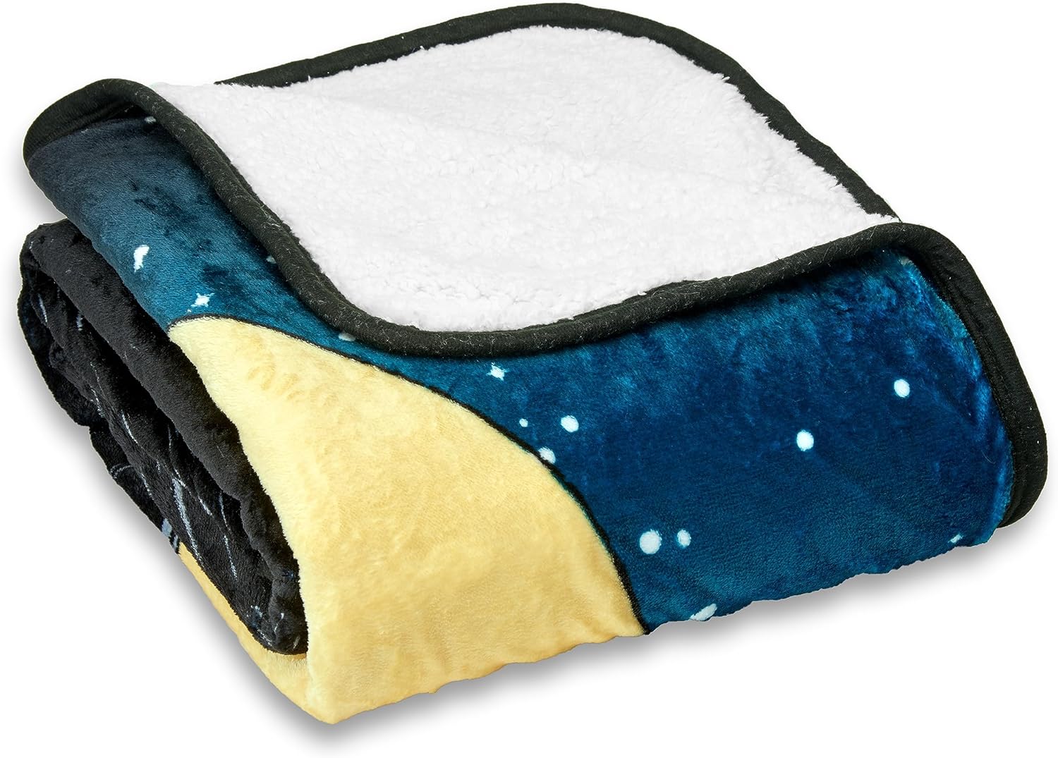 Northwest Nightmare Before Christmas – Manta Sherpa de seda al tacto, 60 x 80 pulgadas, noche estrellada