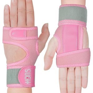 SUEH DESIGN Muñequera para túnel carpiano, 1 par de férula de muñeca para mano izquierda y derecha, muñequera ajustable para Tndonitis artritis y SUEH DESIGN Muñequera para túnel carpiano, 1 par de férula de muñeca para mano izquierda y derecha, muñequera ajustable para Tndonitis artritis y