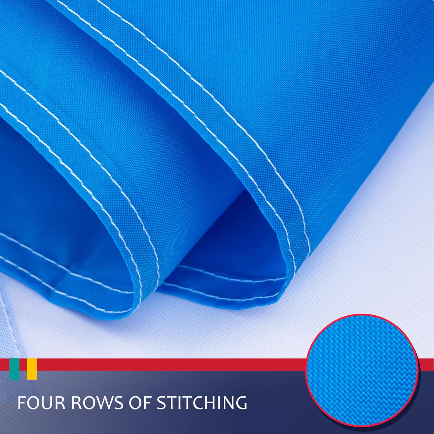 Bandera de Honduras de 3 x 5 pies para exteriores, nailon resistente, rayas cosidas, a prueba de decoloración, de larga duración, bandera nacional