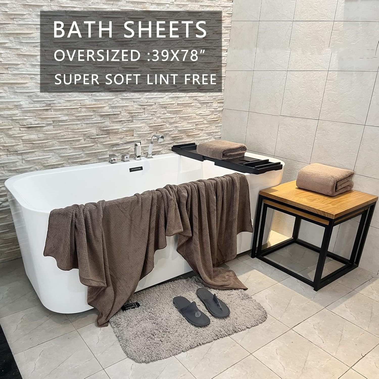 Toallas, toallas de baño de gran tamaño de 39 x 78 pulgadas para adultos, toallas de baño de lujo extra grandes para baño, toallas de ducha de