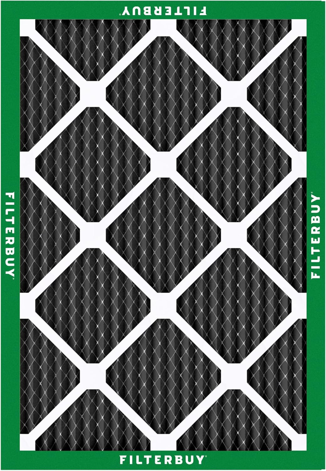Filterbuy Filtro de aire MERV 8 de 16 x 18 x 1 pulgadas (paquete de 5), filtros de aire plisados para calefacción, calefacción, aire acondicionado y