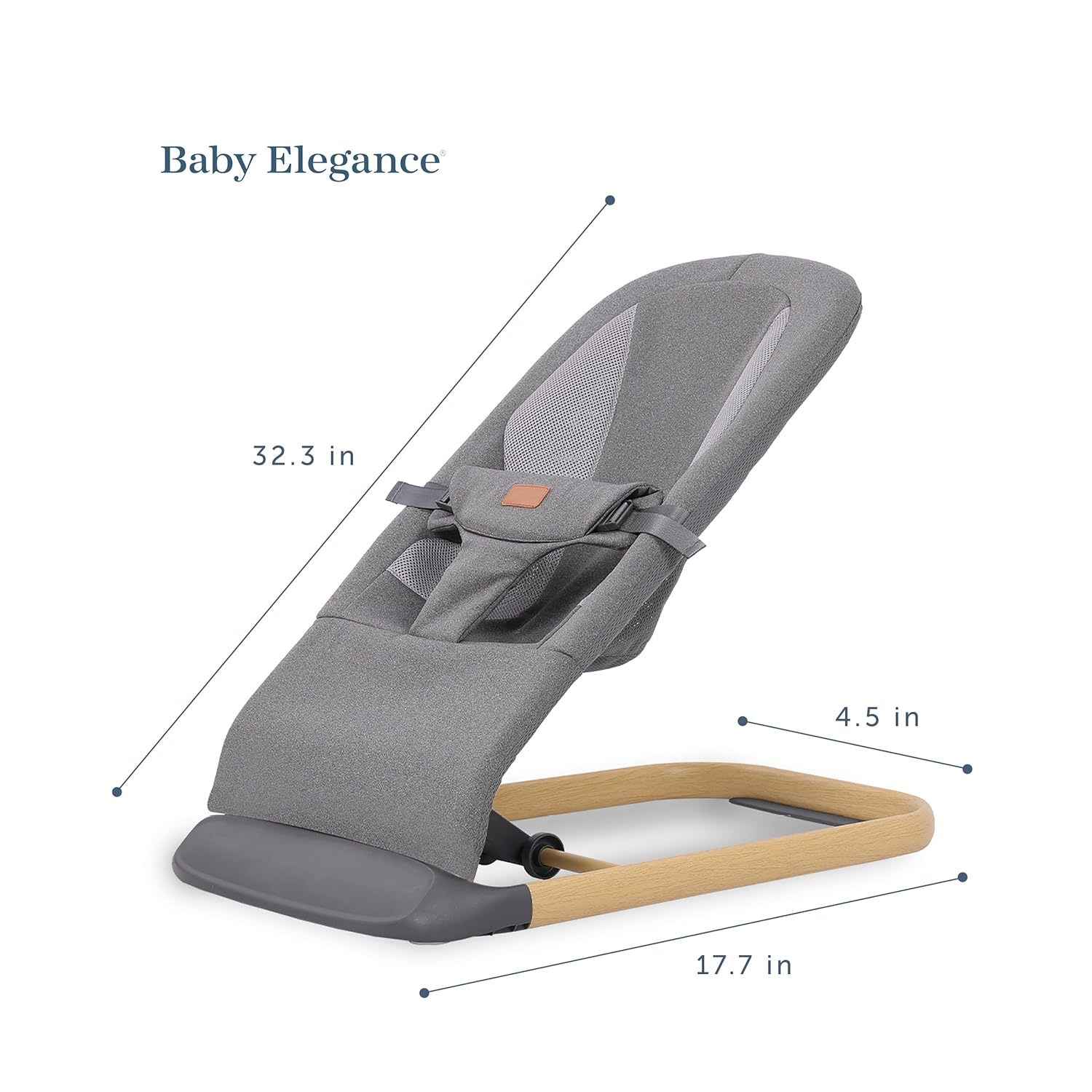 Baby Elegance Allta – Bouncer plegable para bebés, portátil, ligero y fácil de almacenar para recién nacidos y bebés
