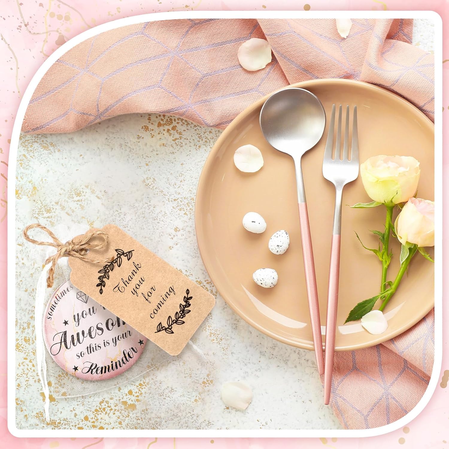 Regalos de agradecimiento inspiradores, espejos compactos a granel, regalos de agradecimiento a los empleados para mujeres, juegos de regalo,