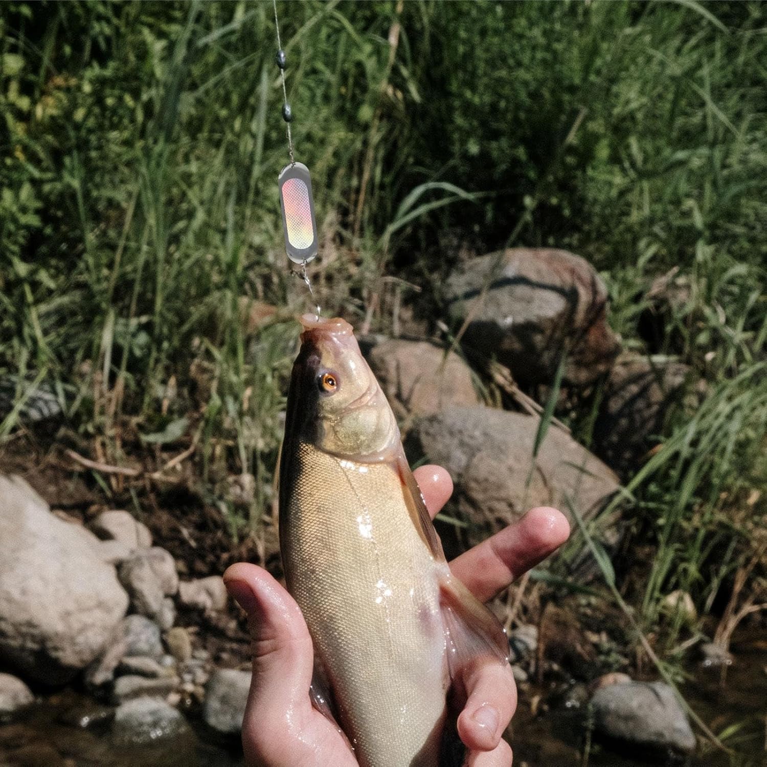 Destellos de pesca, 4.5 pulgadas, esquivador de pesca para troling, señuelos de pesca de 0.81 onzas con luces para agua dulce, Dodgers de pesca y