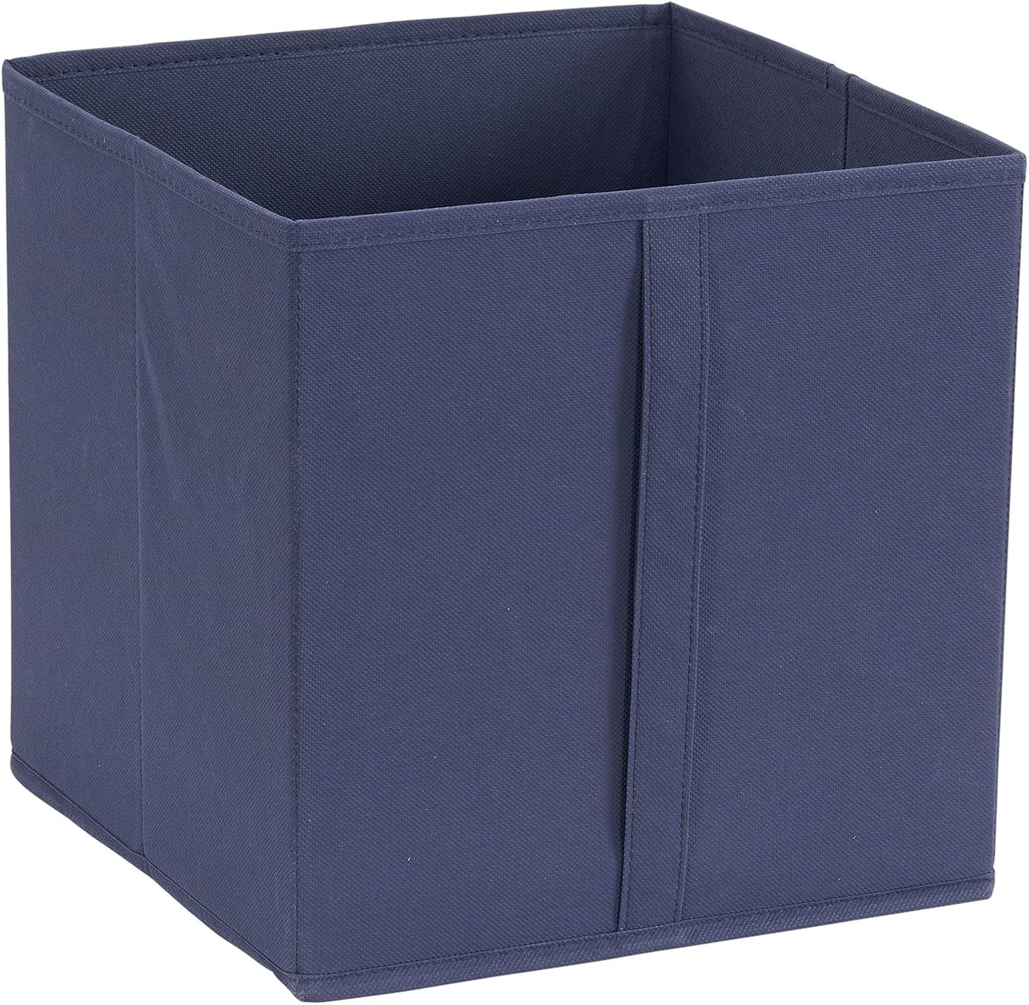 Household Essentials 330-1 Contenedores plegables de tela, juego de 6 cubos con asas, color natural