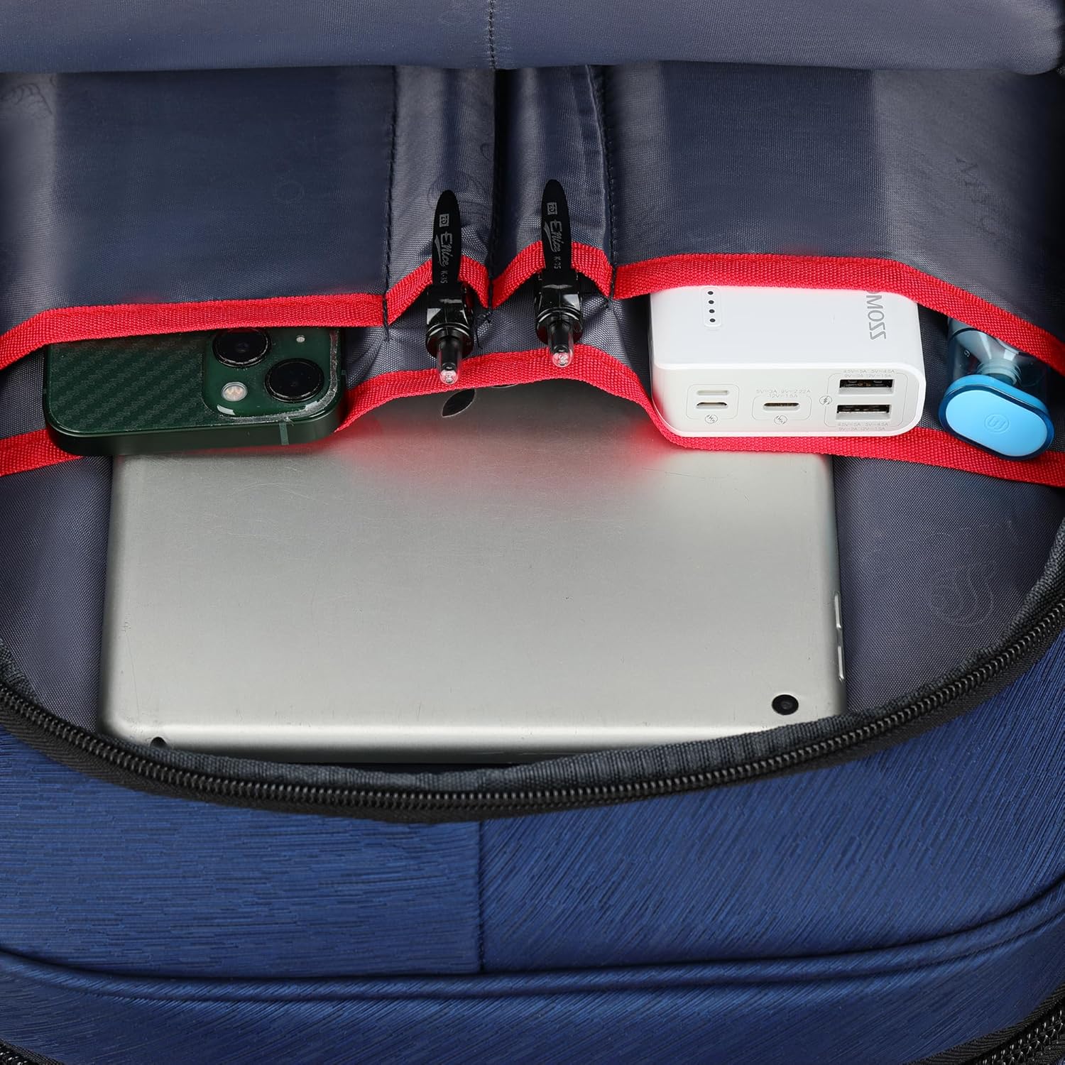 MYGOO Mochila de viaje para laptop  Mochila escolar unisex grande de 29L con puerto de carga USB para estudiantes universitarios y profesores , Gris