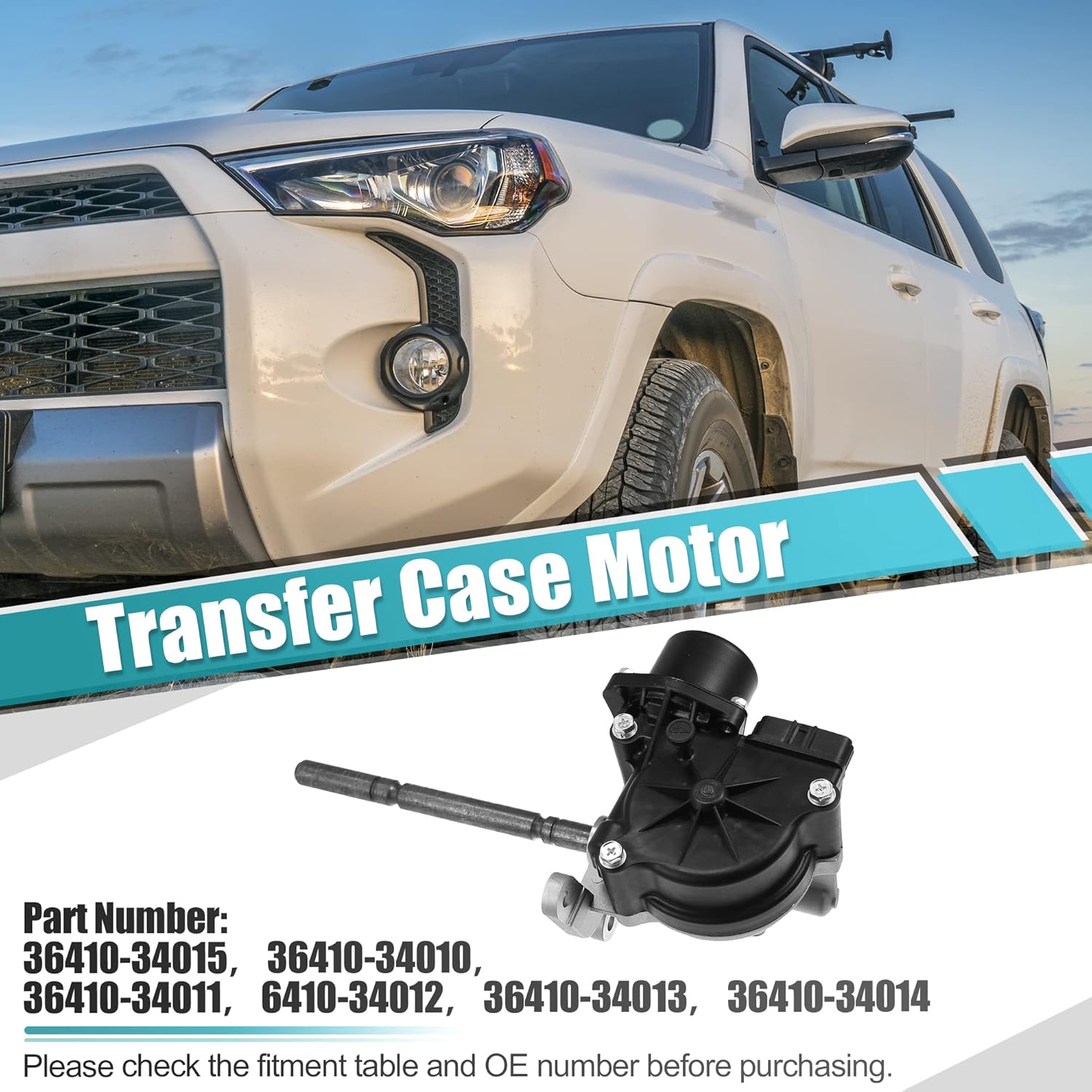 X AUTOHAUX Motor de caja de transferencia para Toyota 4Runner 2012-2020 para Toyota Tacoma 2005-2016 para Toyota Tundra 2000-2006 Conjunto de