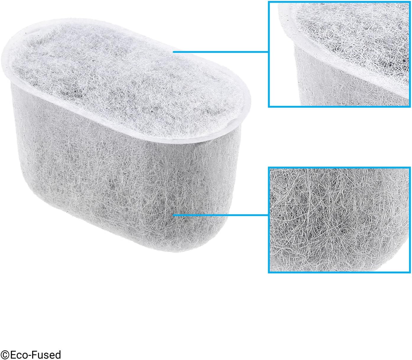 Filtros de agua de carbón de reemplazo Keurig modelos 2.020unidades, Paquete de 20, Blanco