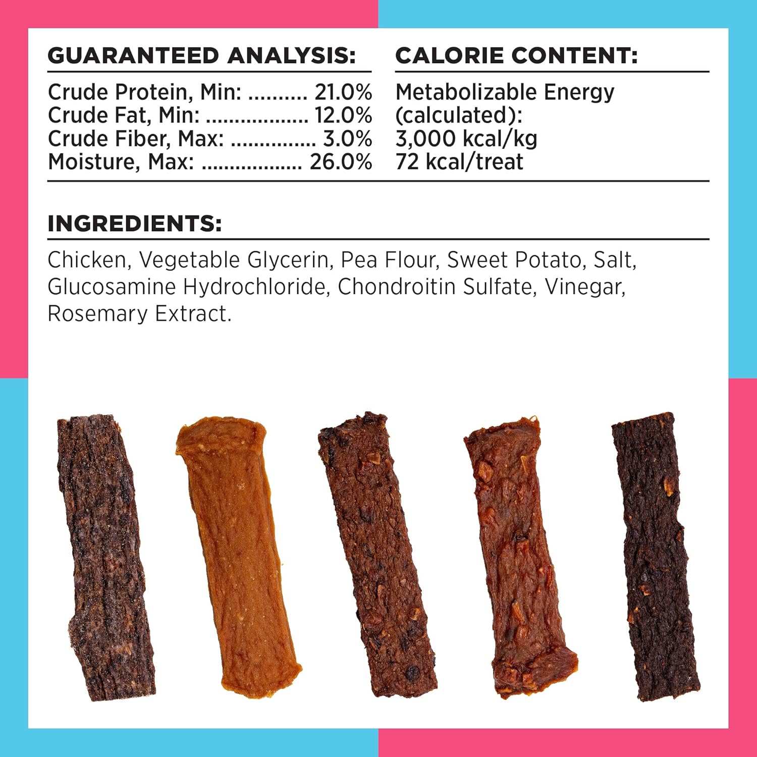 BIXBI Liberty Hip & Joint Chicken Jerky 5OZ