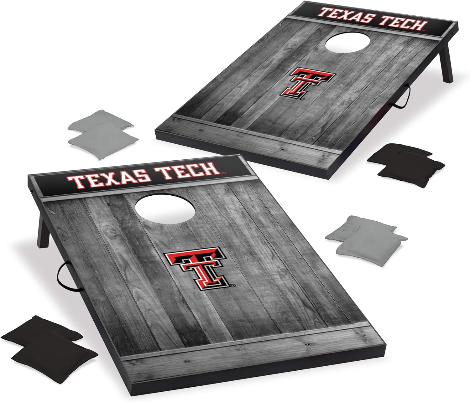Wild Sports Juego de Cornhole de madera MDF NCAA de 2’x3′