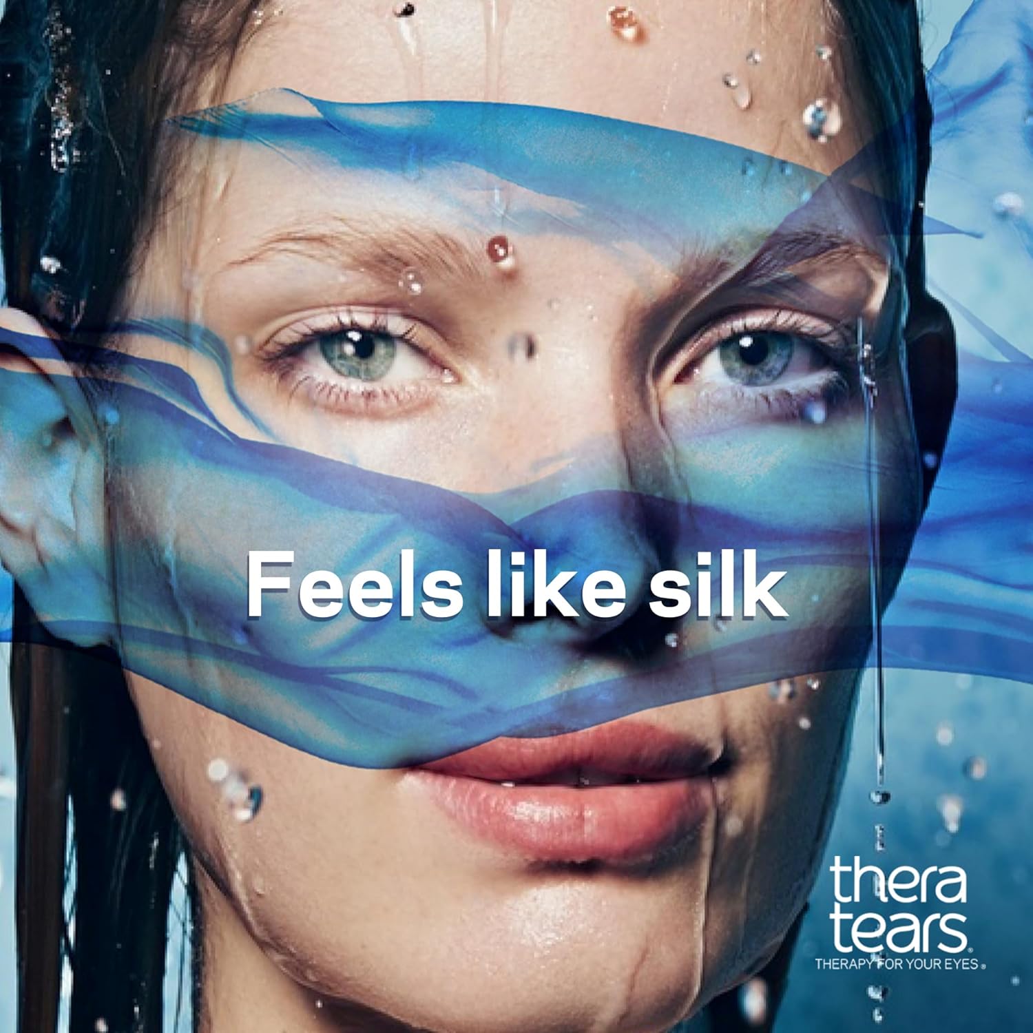TheraTears Gotas lubricantes para ojos secos para terapia de ojos secos, gotas para los ojos sin conservantes, 30 viales de un solo uso (paquete de