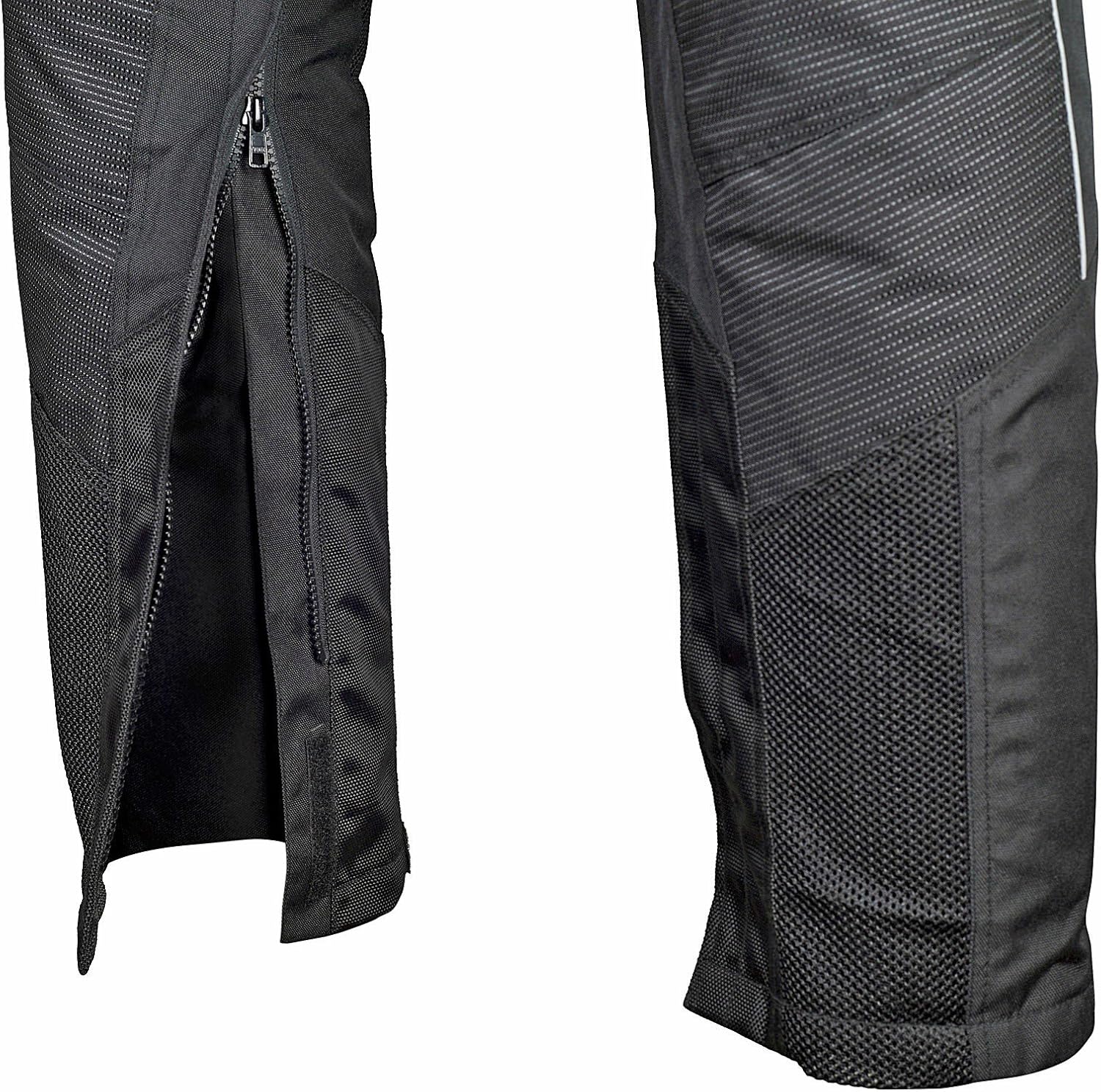 Pantalones de malla de motocicleta para hombre, pantalones de equitación con cremallera completa para deportes powersports blindados Adv CE sobre la