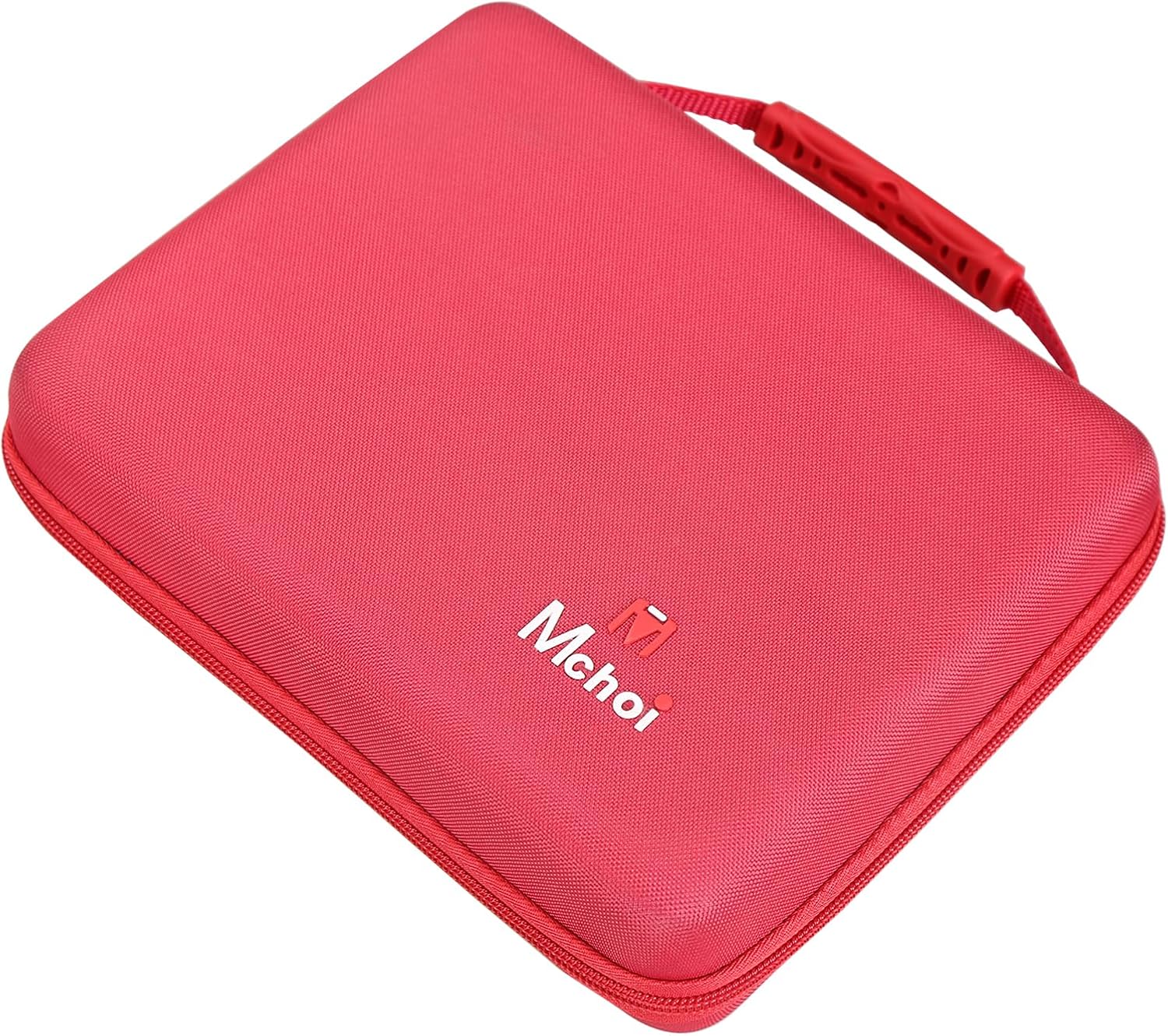 Mchoi Estuche de transporte a prueba de golpes para Hot Wheels 20 coches, organizador de auto de juguete para tu caja de cerillas, color rojo, solo