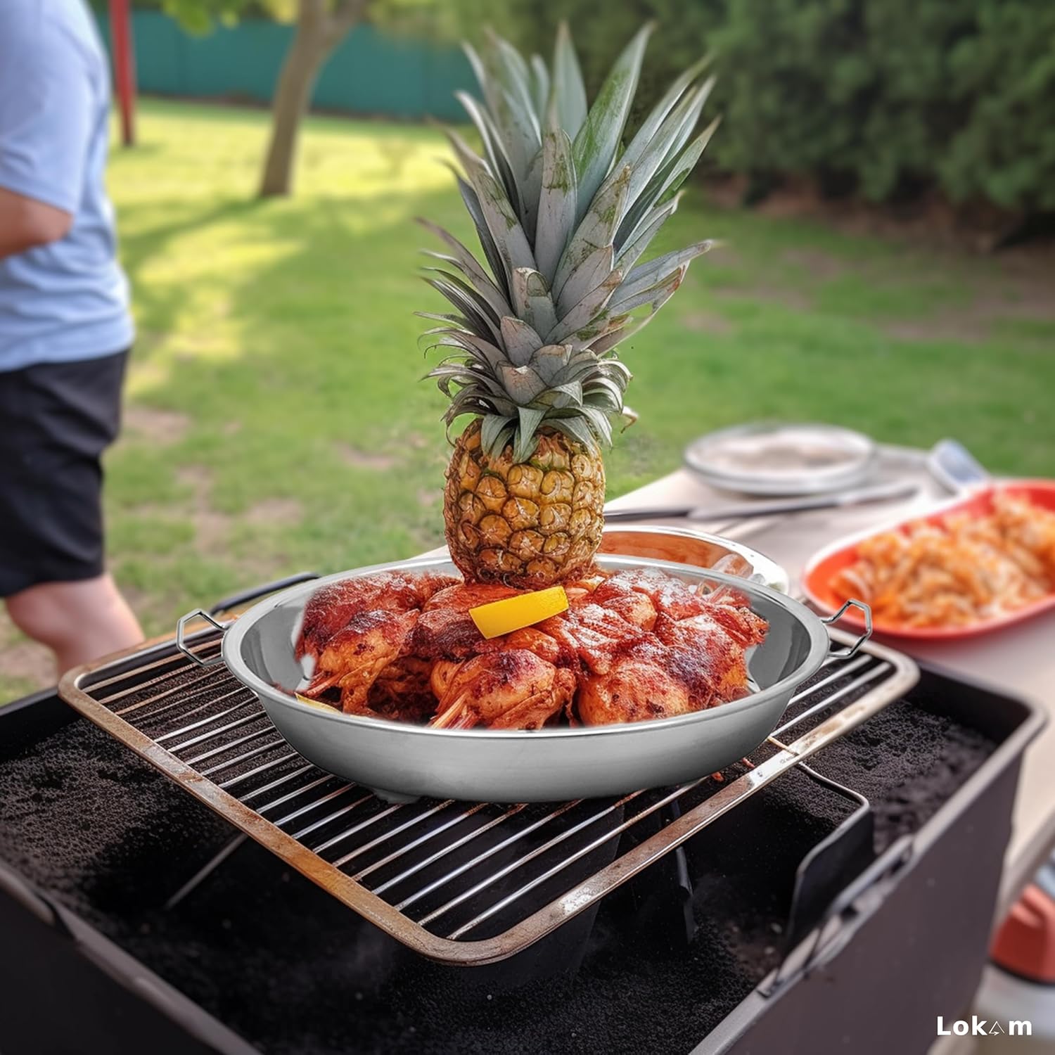 Brocheta Al Pastor de acero inoxidable con 3 picos extraíbles (7, 9 y 12 pulgadas) para Trompo para tacos Al Pastor, asador vertical, parrilla