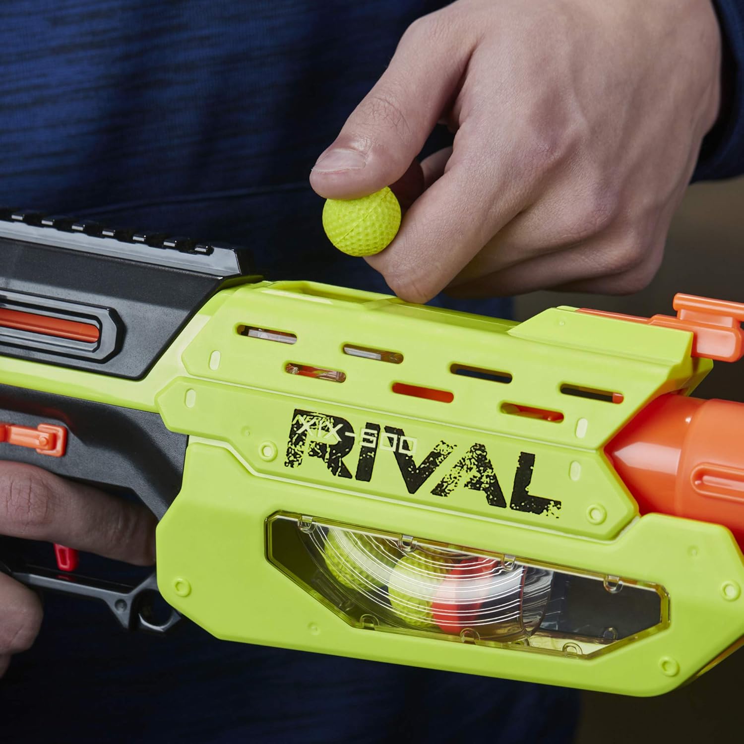 NERF Rival Mercury XIX-500 Edge Series Blaster con objetivo y 5 rondas