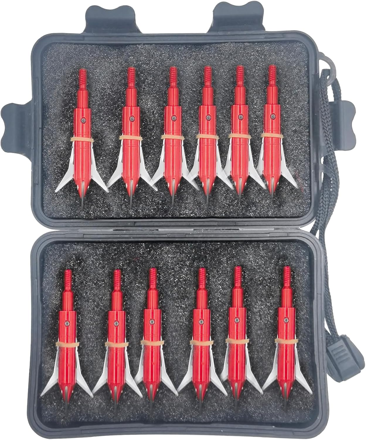 Broadheads de caza, 12 unidades, hoja de corte, cabeza ancha de tiro con arco, 100 o 125 granos, puntas de flecha, compatibles con arcos