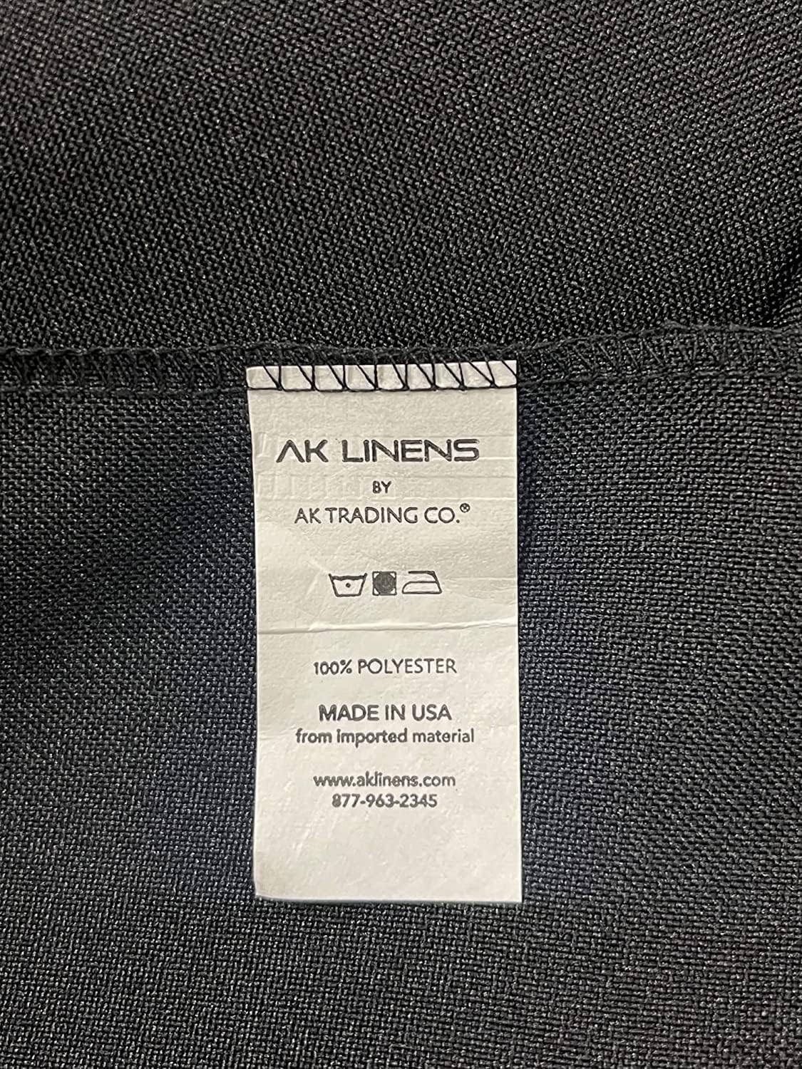 AK TRADING CO. Cortinas para fondo de poliéster negro, de 10 x 10 pies, paneles de cortina con bolsillos para la barra, decoración para ventana,