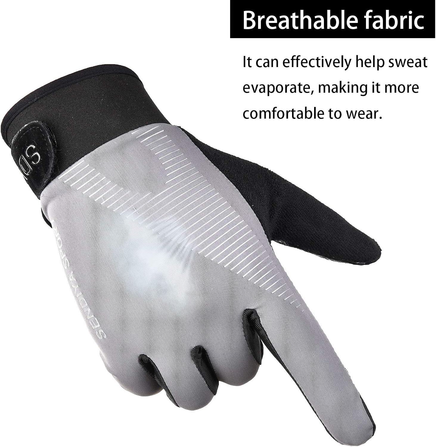 Guantes de entrenamiento, protección completa de la palma y agarre extra, guantes de esgrima de pesca para gimnasio para levantamiento de pesas,