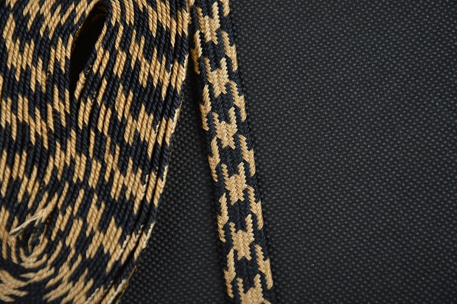 Cordón de envoltura de cuero sintético Ito Tsukamaki Sageo para espadas samuráis japonesas
