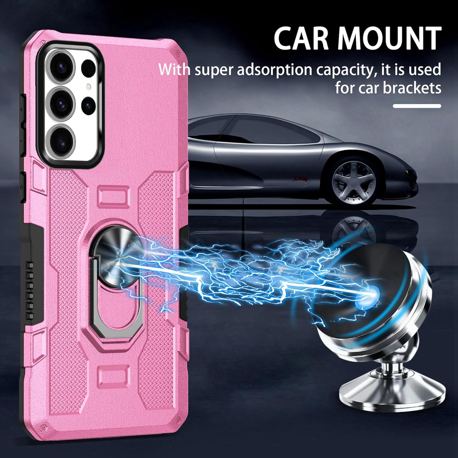 Funda compatible con Vivo Y32  Y33t  Y33s, funda protectora magnética a prueba de golpes, compatible con Vivo Y21  Y21s  Y21a  Y21e  Y21G  Y21t