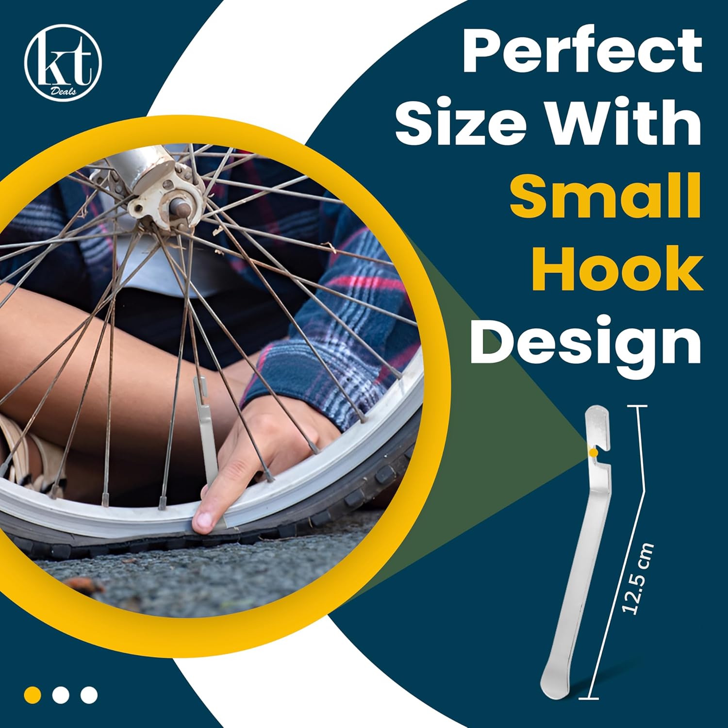 3 piezas de cucharas de hierro para neumáticos de bicicleta, palancas de bicicleta para cambiar, kit de herramientas de reparación de neumáticos,