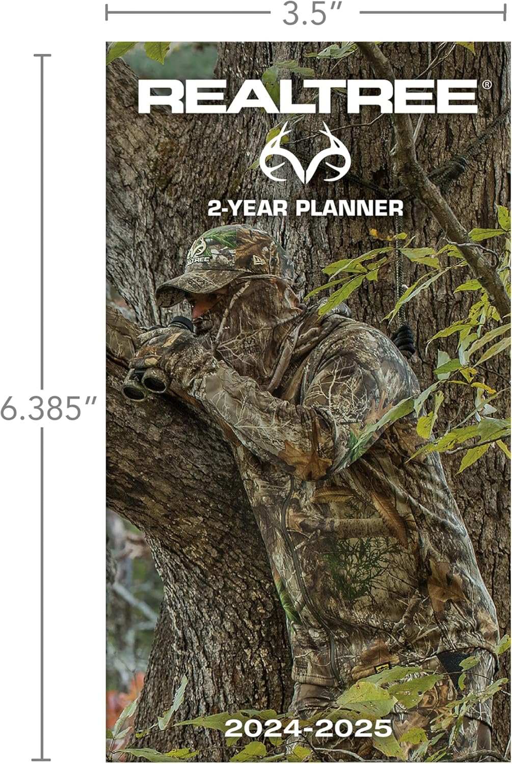 TURNER LICENSING Realtree Hidden Hunter 2024 – Agenda de dos años (24998161228)