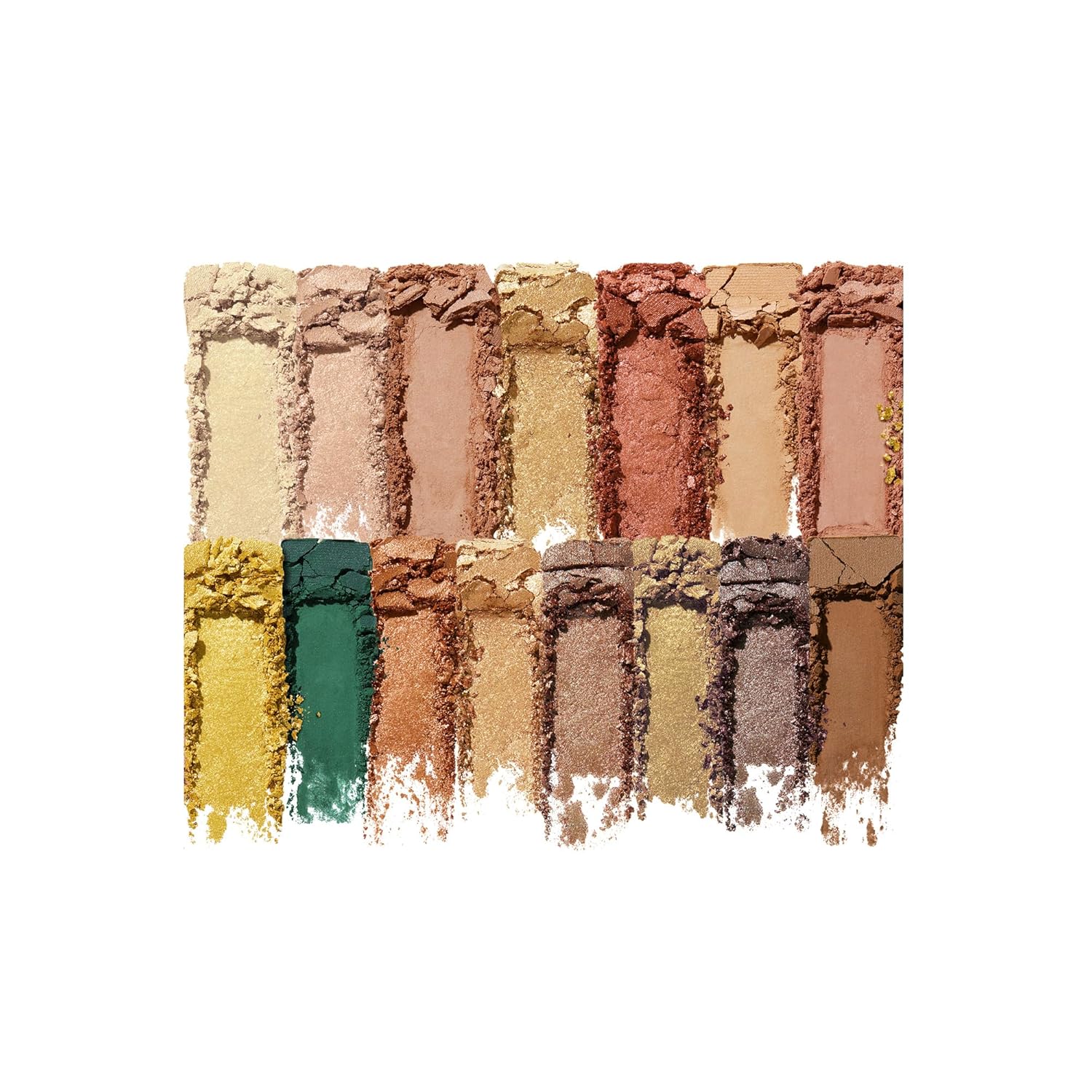 Milani – Paleta de sombras de ojos doradas – 15 colores altamente pigmentados mate brillo sombra de ojos paleta de maquillaje
