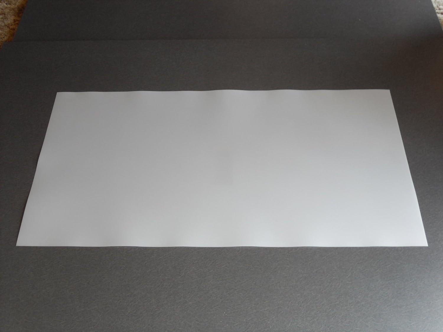 1 hoja de plástico PE translúcido flexible 48x24x130 (0.03) patrón de plantilla de bricolaje