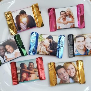 Picture Perfect Wedding Wrappers for Ghirardelli Chocolate Squares Picture Perfect Wedding Wrappers for Ghirardelli Chocolate Squares