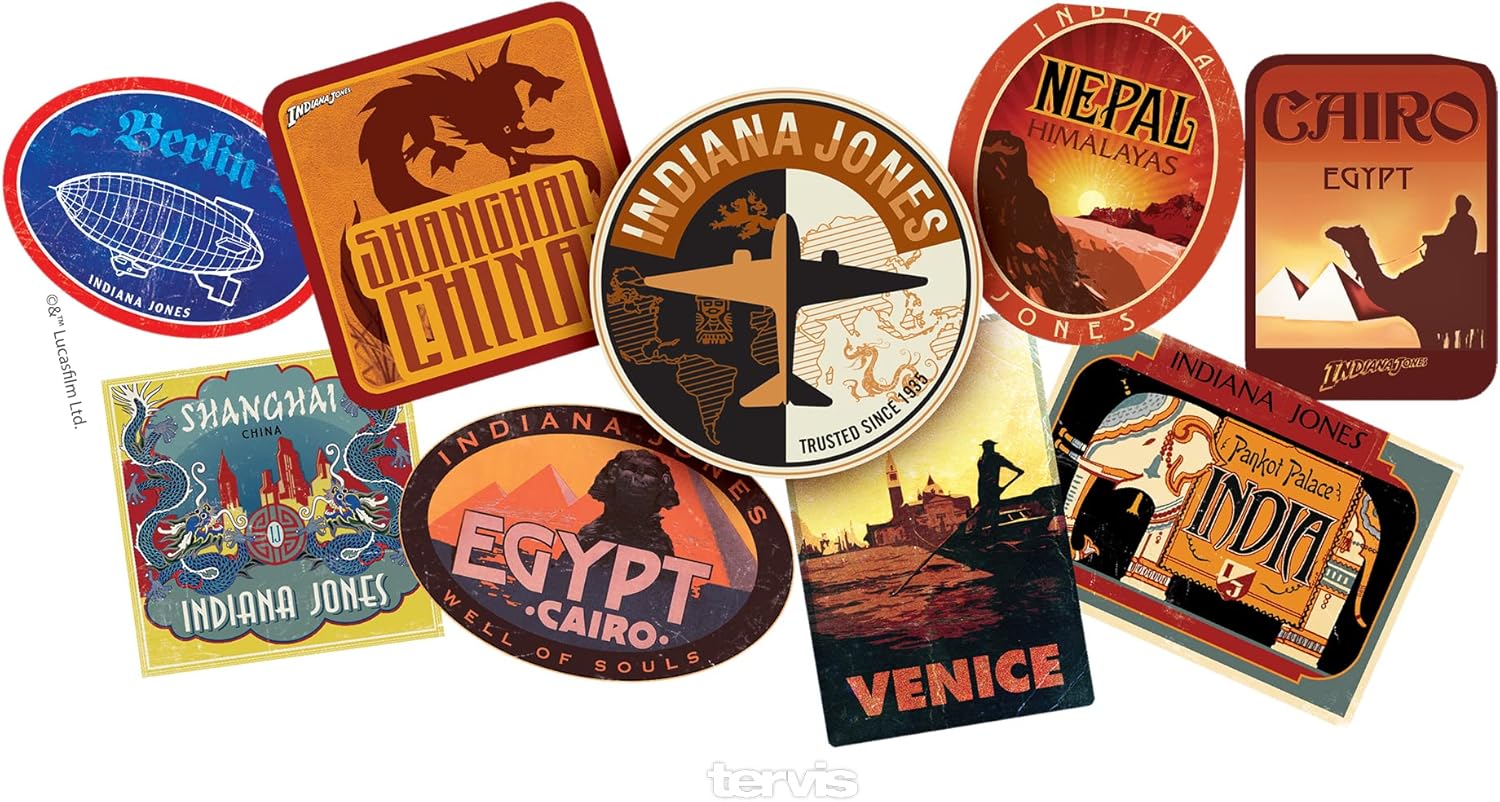 Tervis Indiana Jones Air Indy – Vaso aislante, 16 onzas, clásico