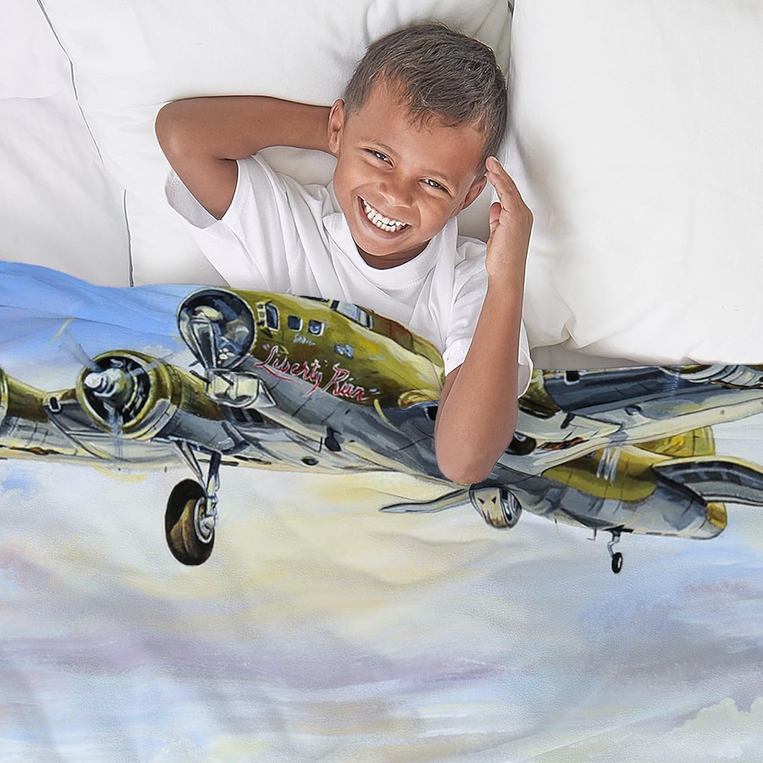 CafePress 305Th Bomb Group B 17 Flying Fortres – Manta de forro polar súper suave, 60 x 50 pulgadas