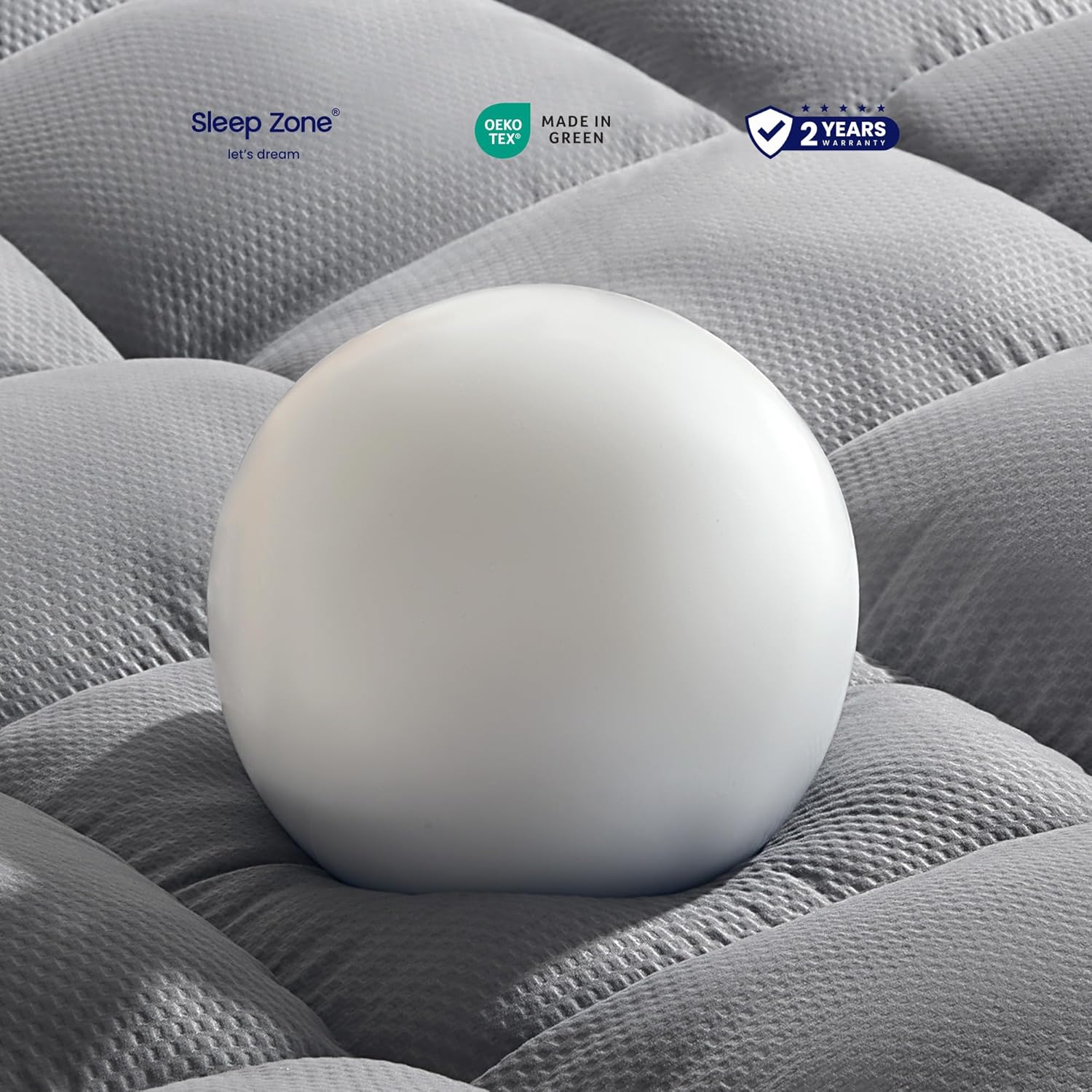 SLEEP ZONE Protector de colchón tamaño Queen con bolsillos profundos, extra grueso para dolor de espalda, calidad de hotel, felpa y apoyo, 60 x 80