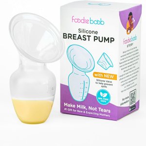 Extractor de leche manual manos libres con válvula personalizada a prueba de derrames, esenciales posparto, fácil de limpiar, bomba portátil para Extractor de leche manual manos libres con válvula personalizada a prueba de derrames, esenciales posparto, fácil de limpiar, bomba portátil para