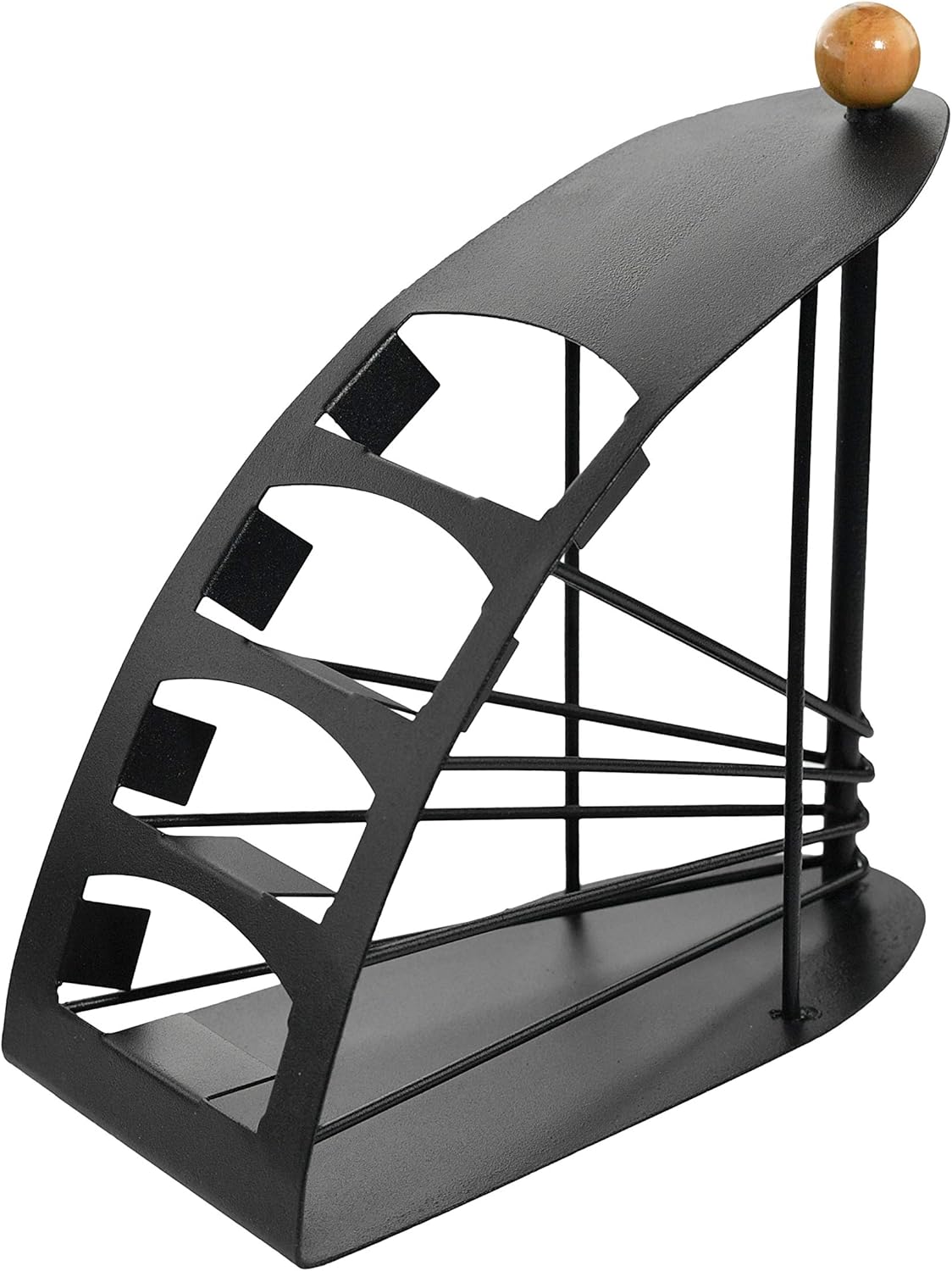 Home-X Organizador de soporte para control remoto con 4 ranuras, organizador de escritorio compacto para oficina en casa, ideal para soporte de