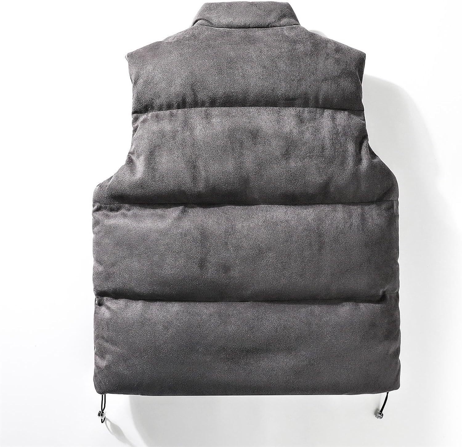 Chaleco acolchado para mujer, forro polar de invierno, chaqueta acolchada cálida con cremallera completa, cuello alto, chaleco térmico de plumón