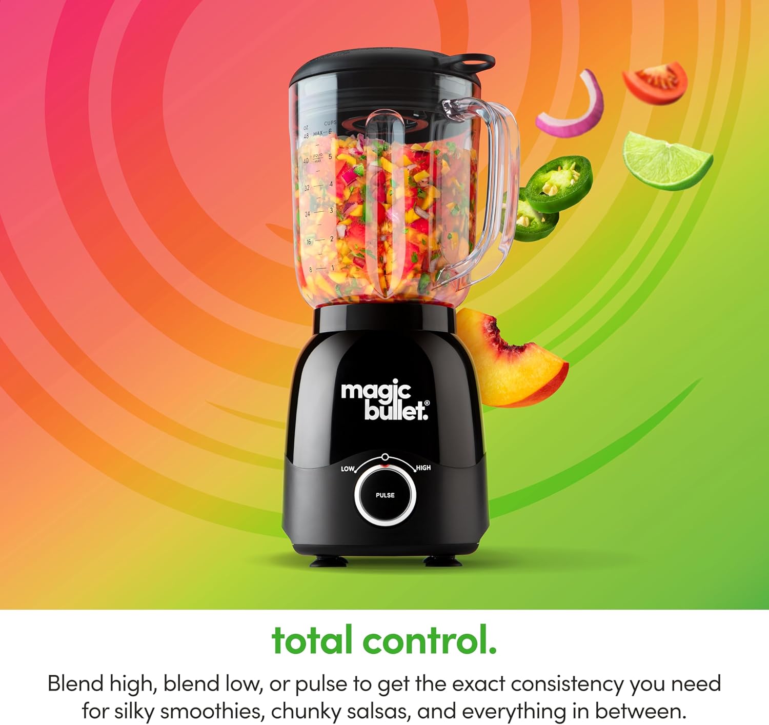 magic bullet Licuadora de tamaño completo – Todo negro