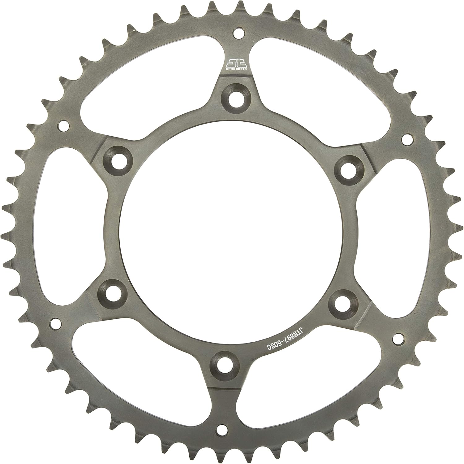 JT Sprockets JTR210.50SC Piñón trasero de acero ligero de limpieza de 50 dientes, solo